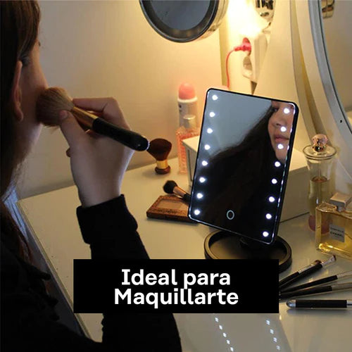 Espejo de Maquillaje Iluminado LED